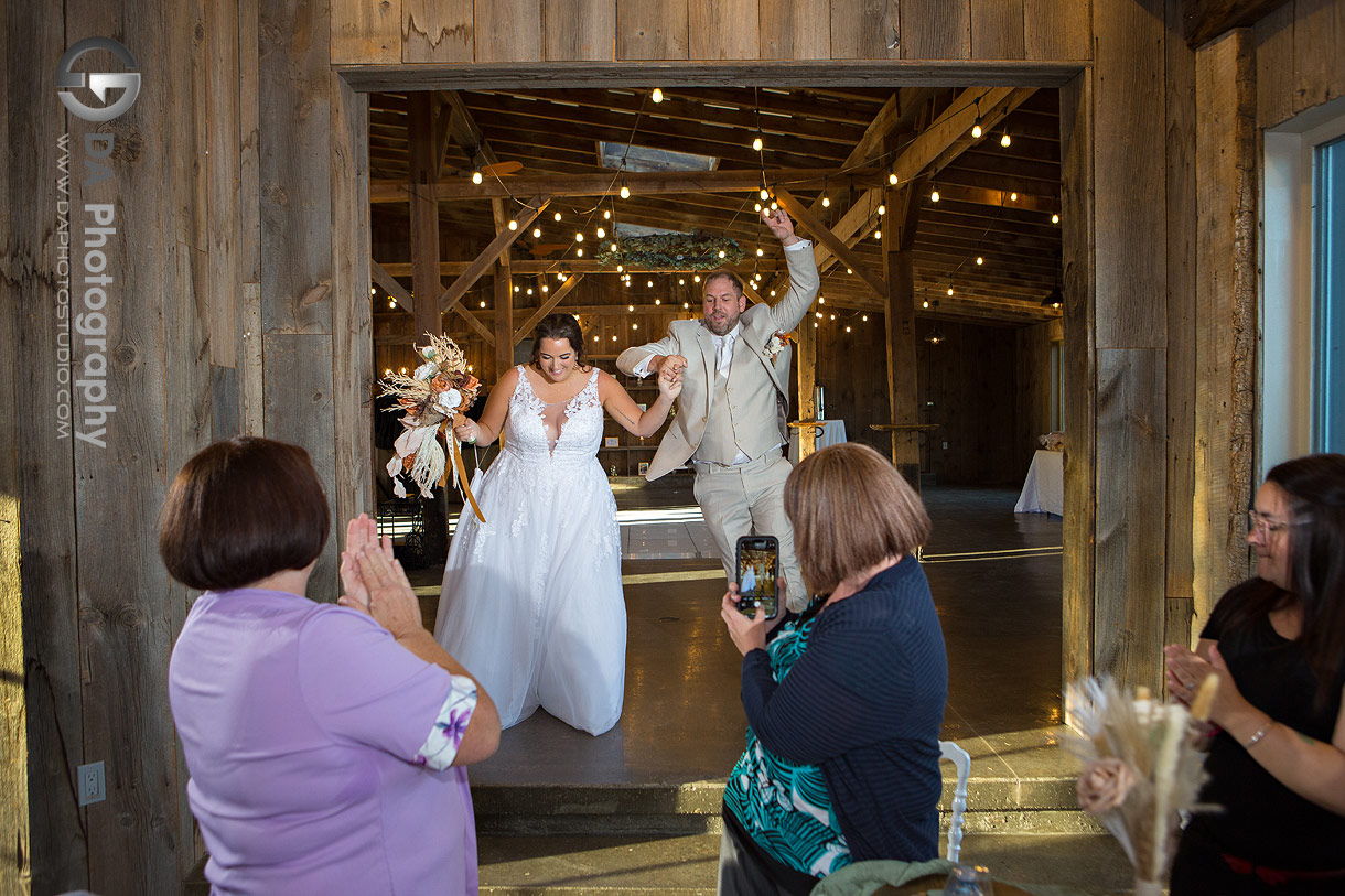 Receptions at Troy Farms wedding