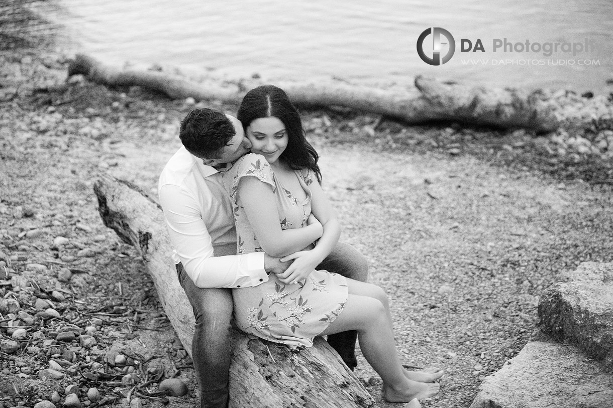 Intimate photos of a couple by the lake