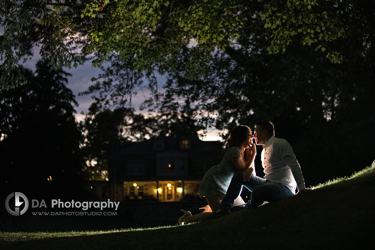 Paletta Mansion sunset engagement photography
