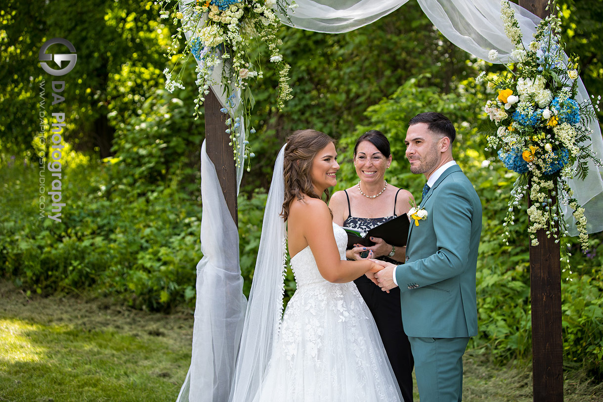 Slit Barn Wedding Ceremony