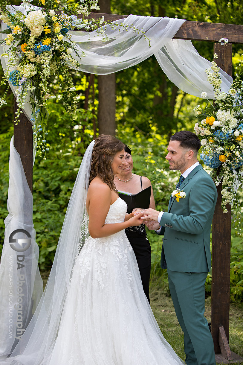 Groom at Slit Barn wedding