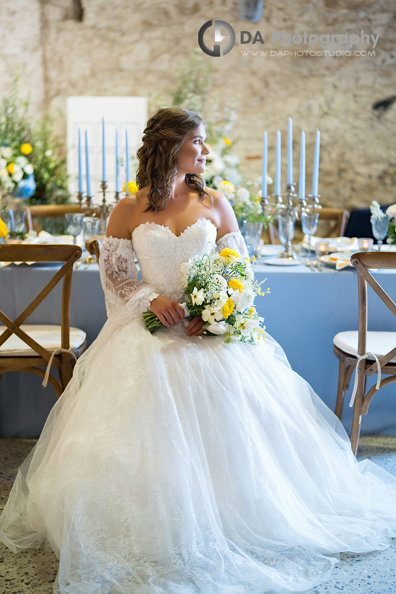Bride at Slit Barn wedding
