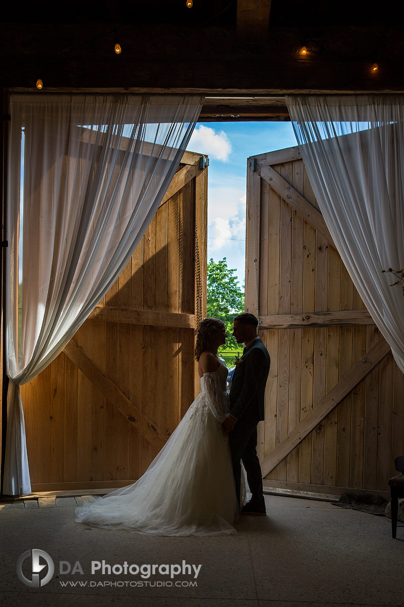 Photograph of Slit Barn wedding in Cambridge