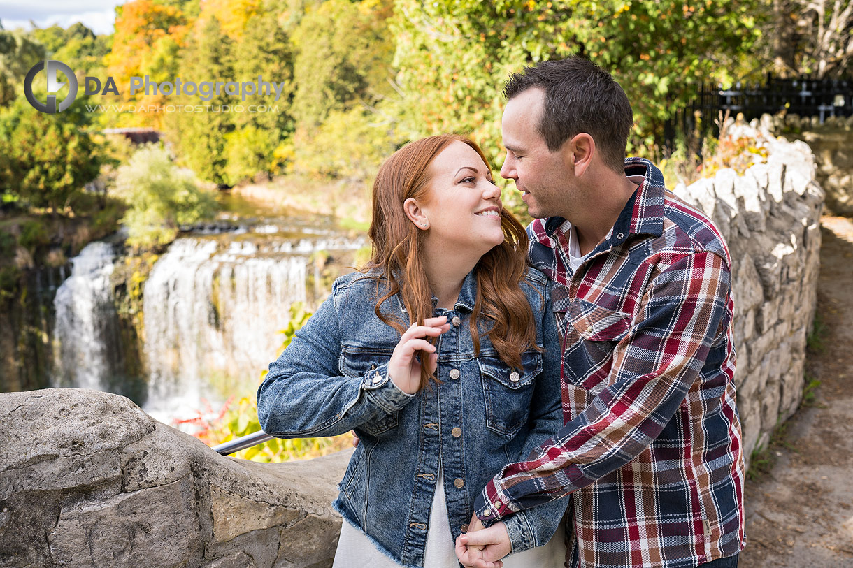 Waterfalls Engagement Photography 