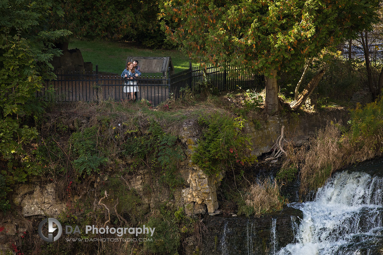 Webster's Falls engagement photography