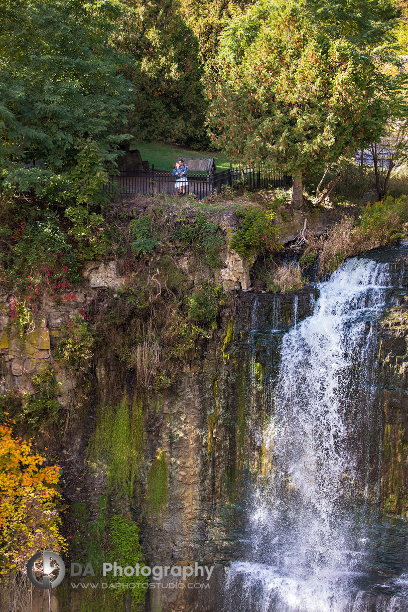 Webster's Falls Engagement photographers in Hamilton