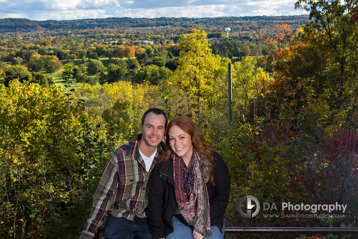 Couples Photography at a lookout in Hamilton 