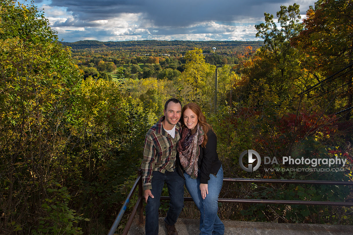 Photo of a Couple at a lookout in Hamilton 