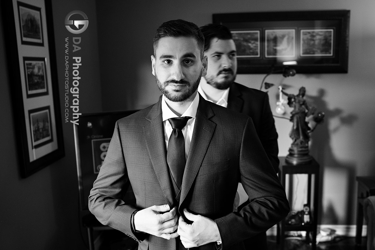 Photo of a groom with his bestman 
