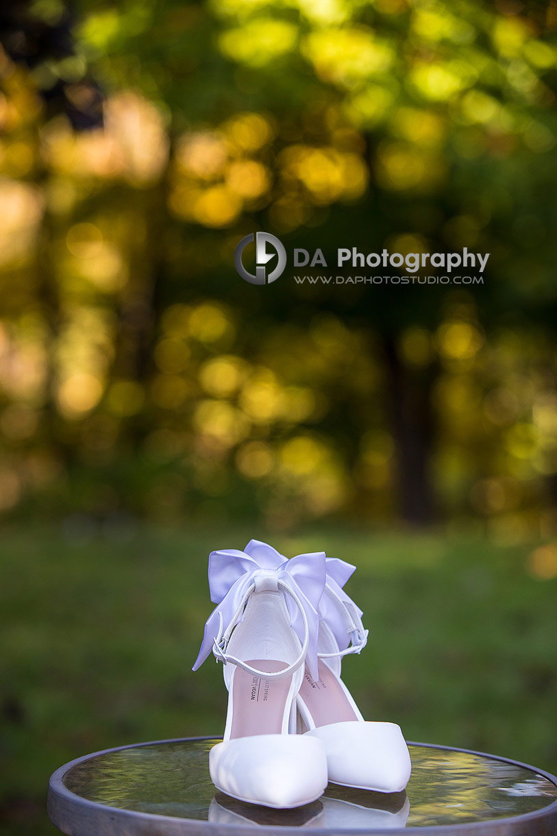 Photo of a Wedding Shoes taken outdoor in fall