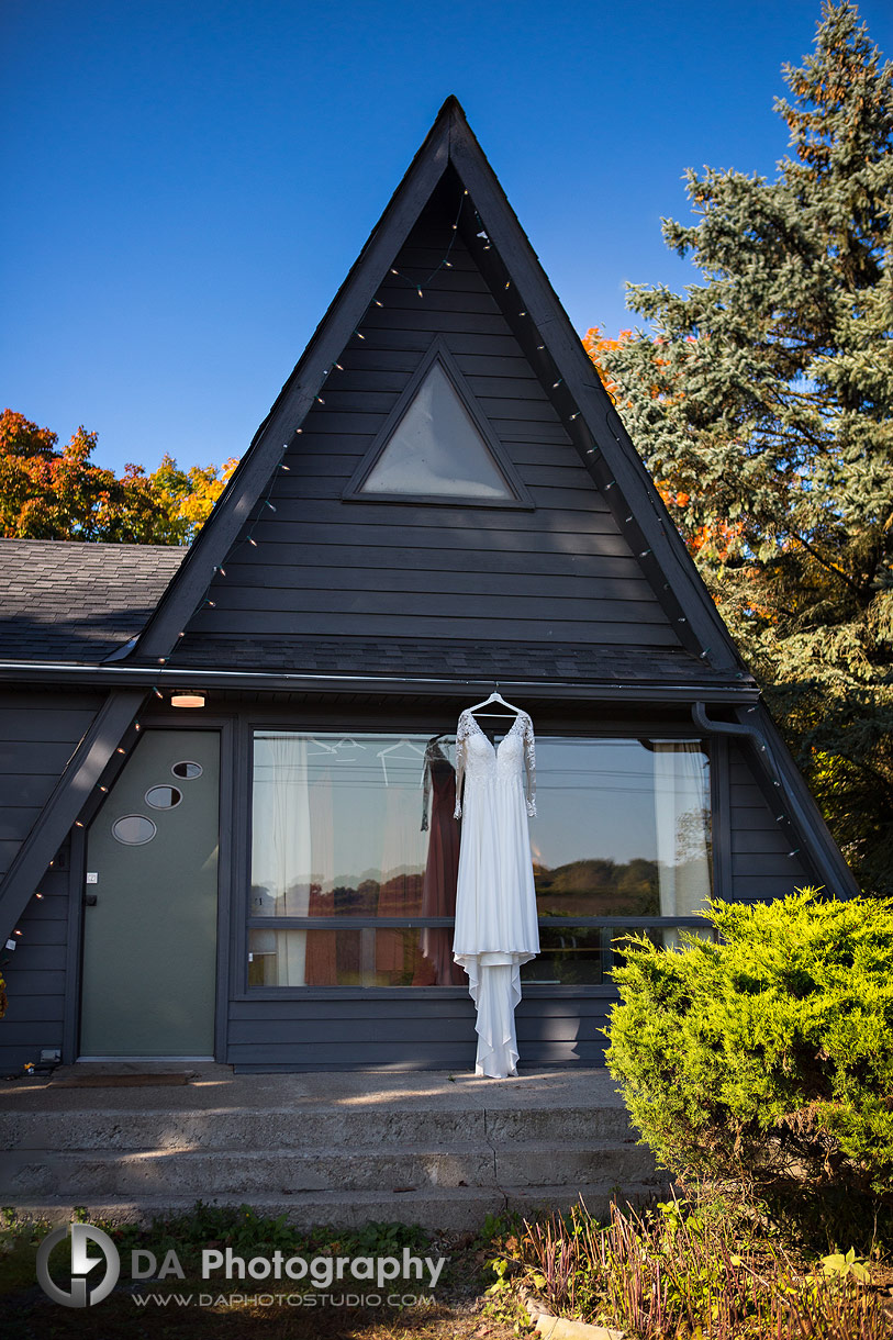Wedding Dress at Vineland Estates Winery