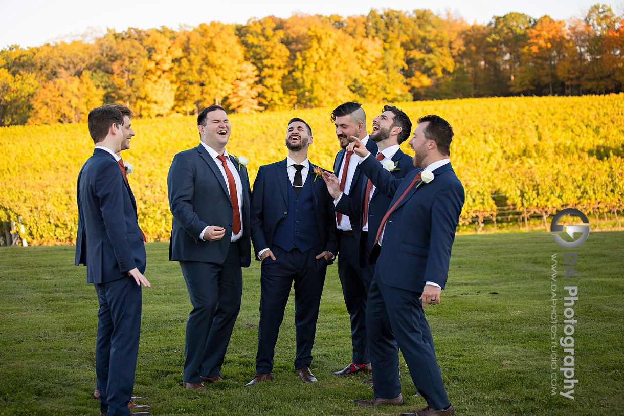Groomsman at Vineland Estates Winery