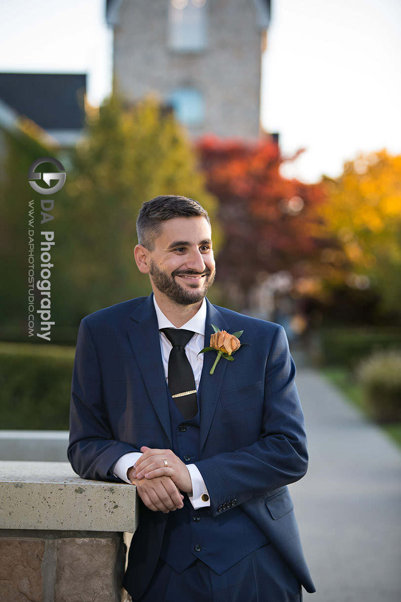 Groom at Vineland Estates Winery