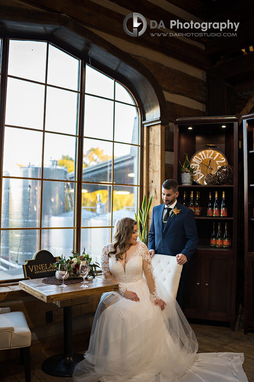 Wedding Photo at Vineland Estates Winery in Lincoln