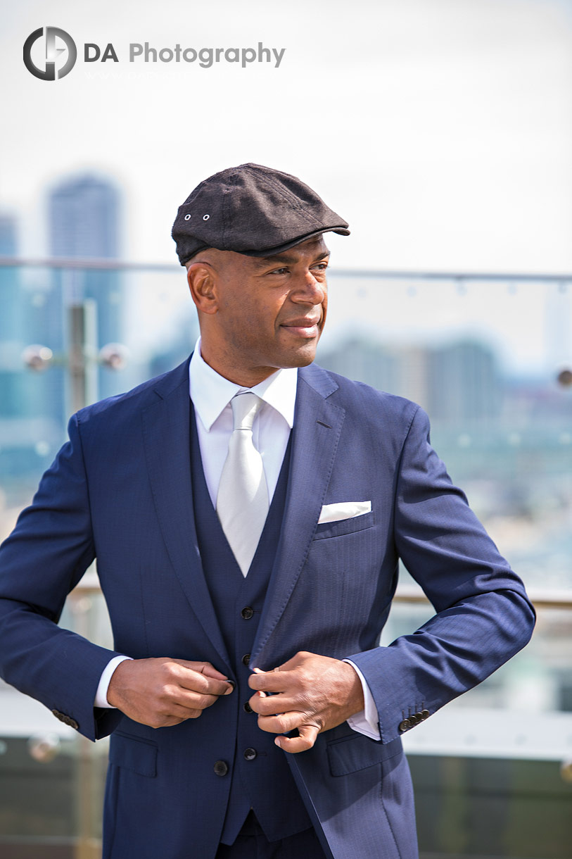 Groom at Hotel X in Toronto