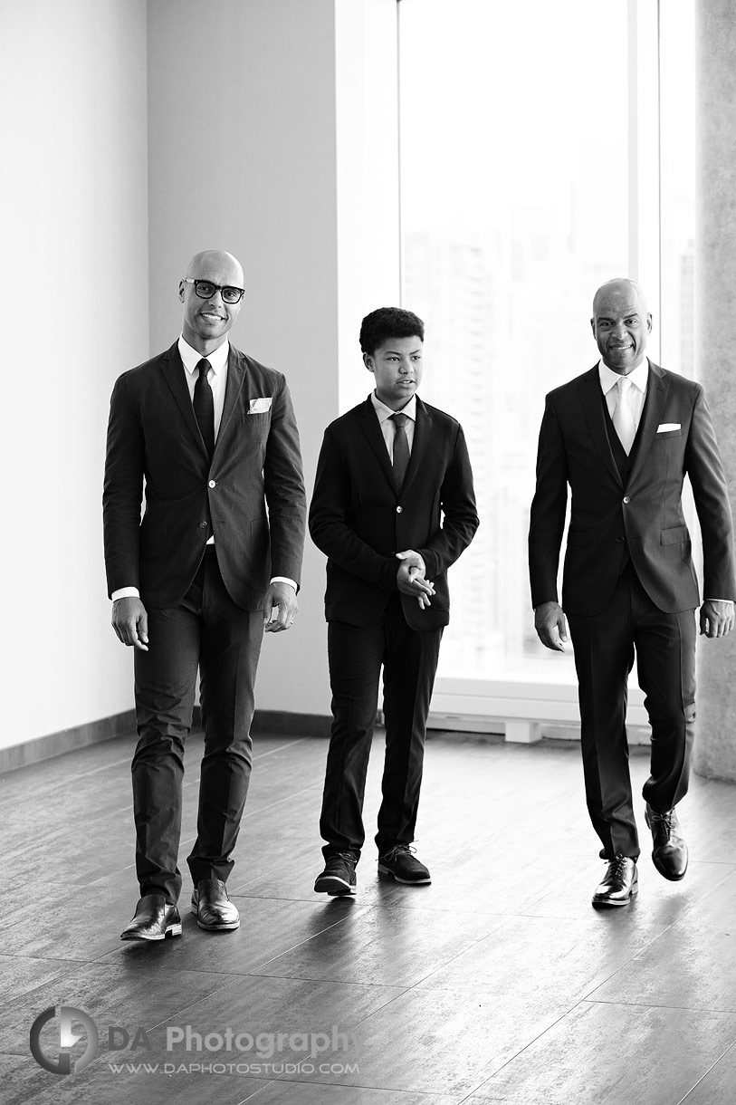 Groomsman at Hotel X in Toronto
