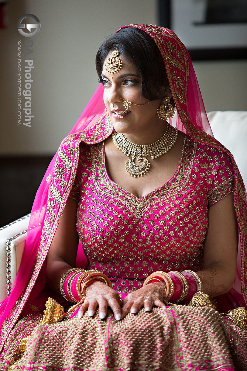 South Asian bride at Palais Royale in Toronto