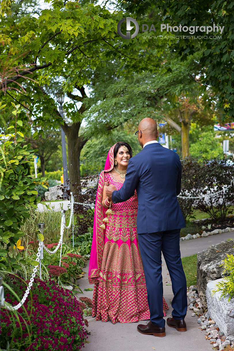 Bride and Groom at Palais Royale