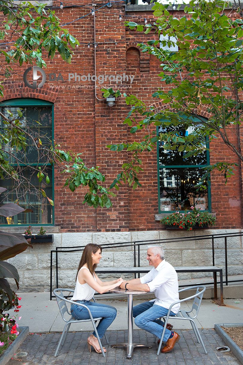 Best engagement photographer at Distillery District