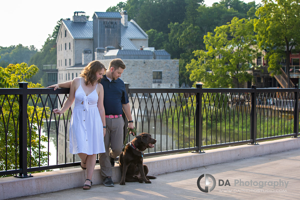 Elora Mill engagement photography