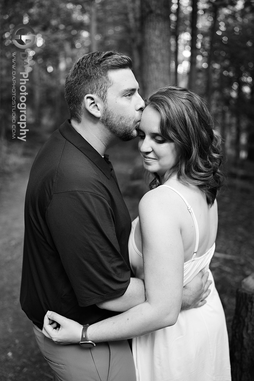 Best engagement photographer at Elora Mill