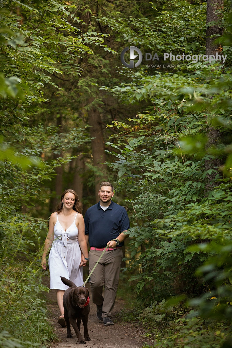 Best engagement photographers at Elora Mill