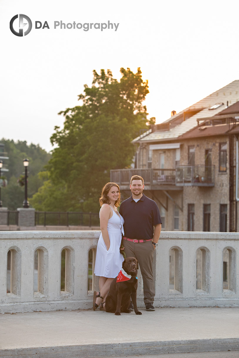 Elora Engagement at golden Hour