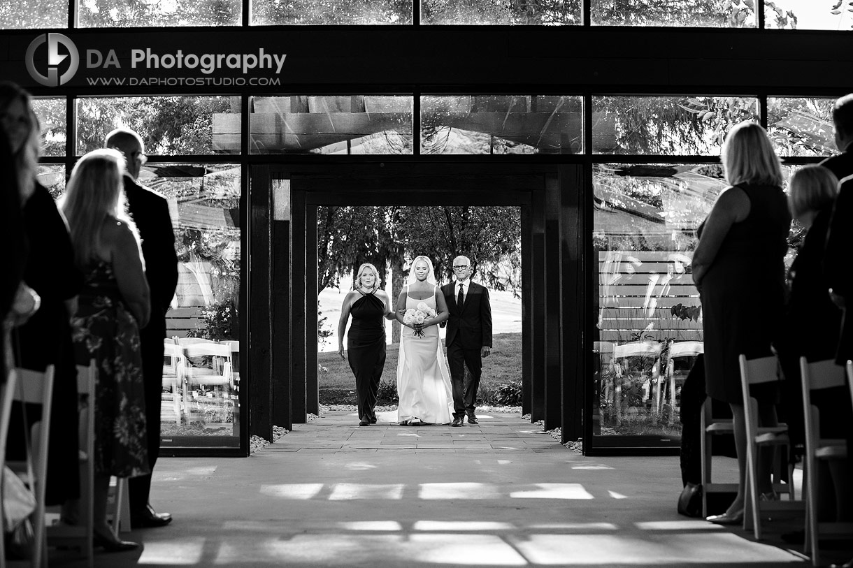 Wedding Ceremony at Whistle Bear in Cambridge