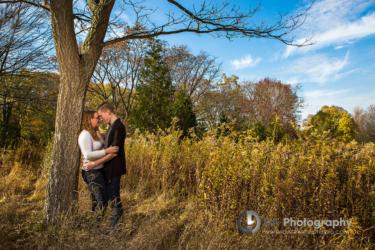 Engagement photography at Guelph Arboretum