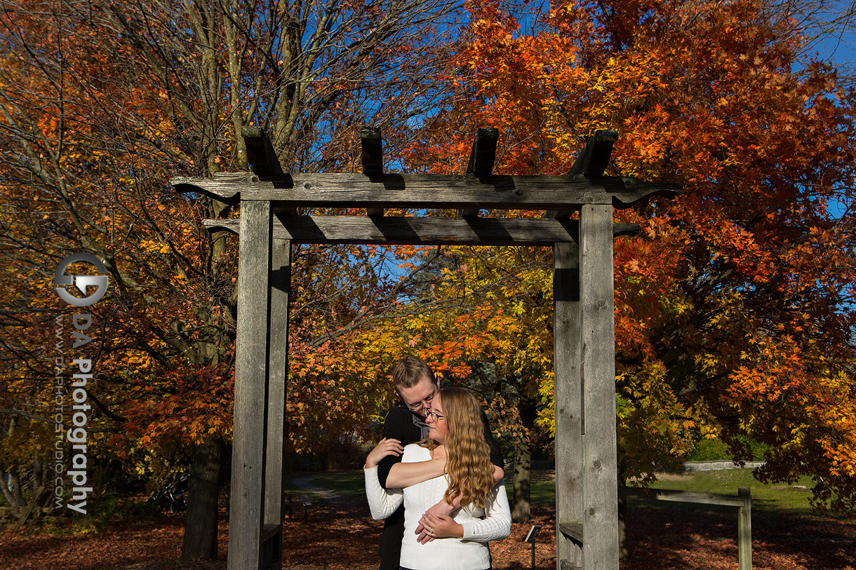 Guelph engagement photographers at The Arboretum
