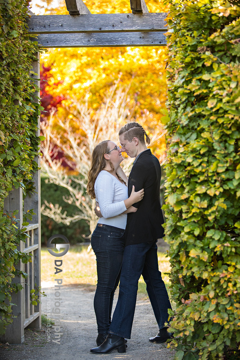 Guelph Arboretum engagement photography