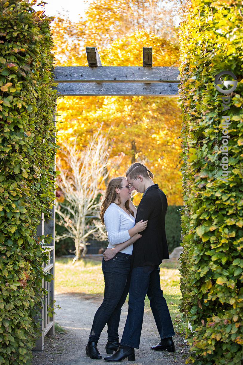 Best engagement photographer at The Guelph Arboretum