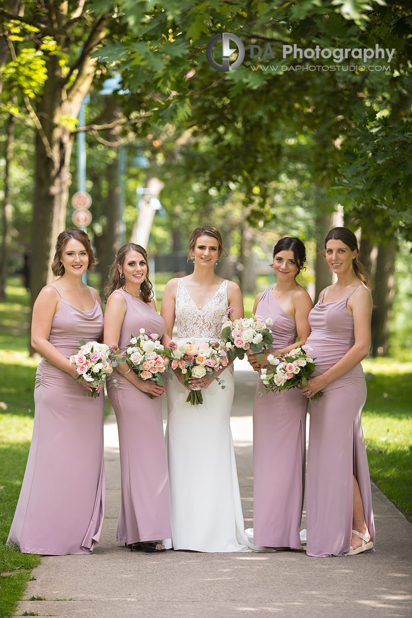 Bridesmaids at Kew Gardens