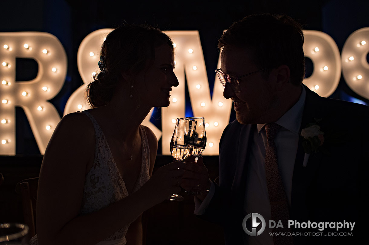 Bride and Groom at Toronto Church wedding