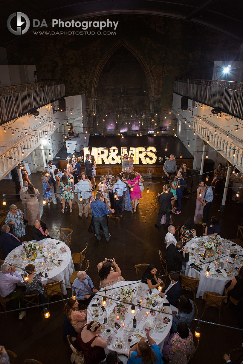 Reception at Berkeley Church weddings
