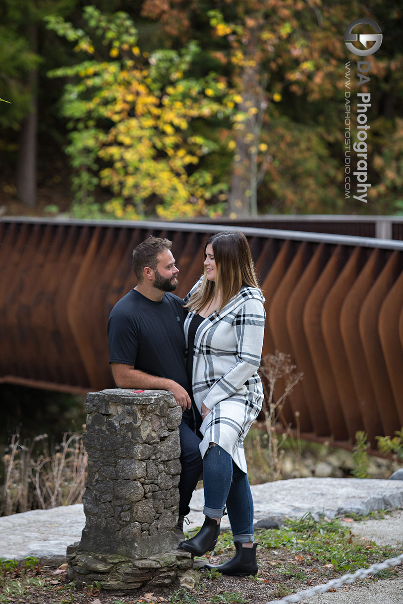 Belfountain Conservation Area Engagement photographer in Caledon