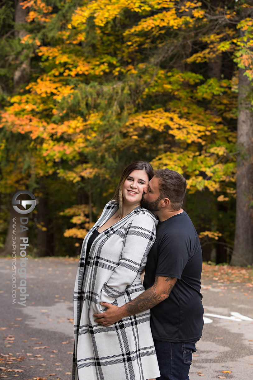Engagement photography at Belfountain Conservation Area