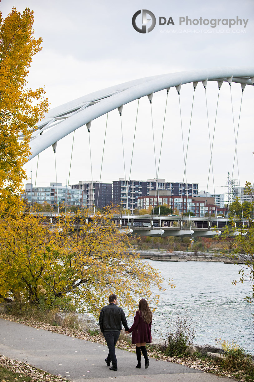 Humber Bay Arch Bridge Engagement in Toronto