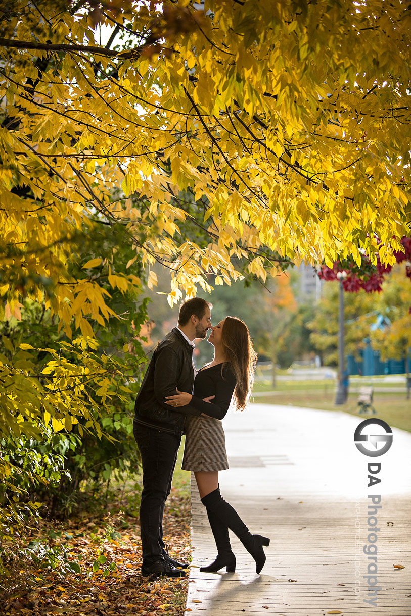 Intimate engagement photography in Toronto