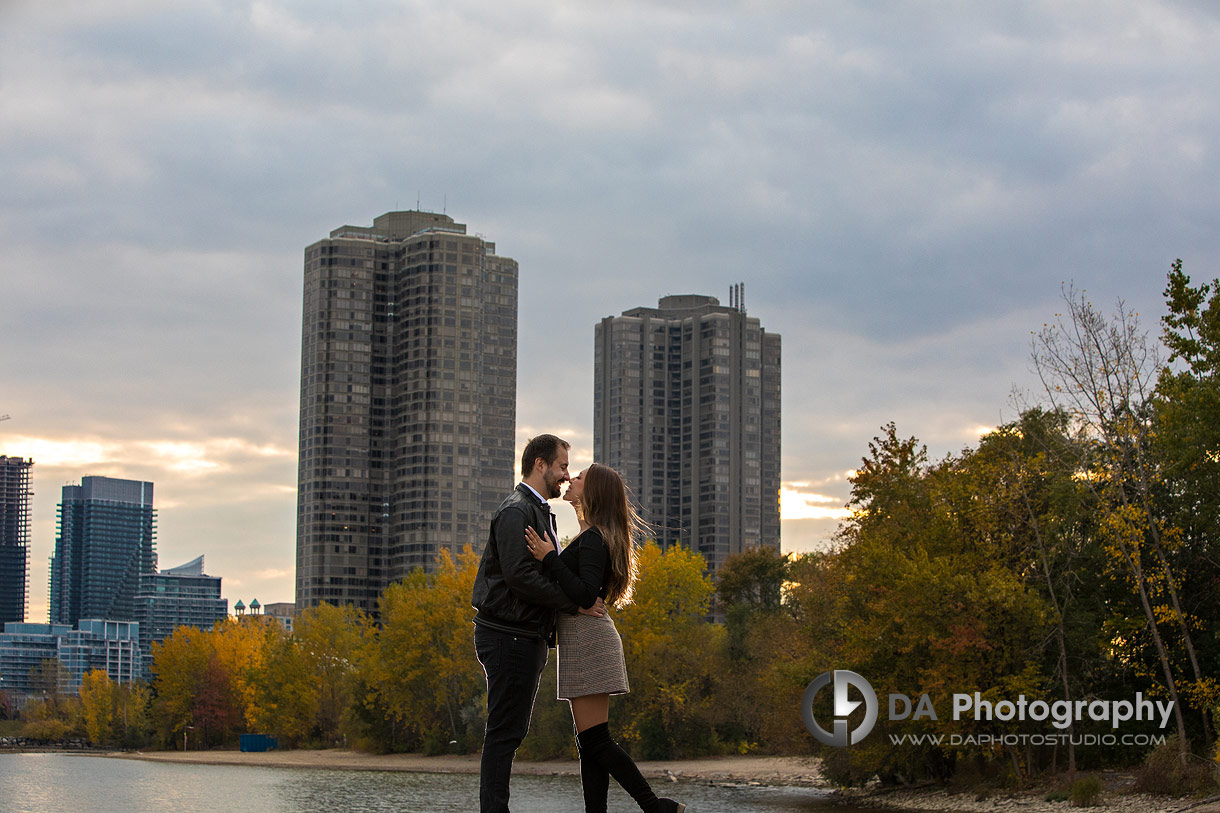Toronto Engagement photos at Sunset