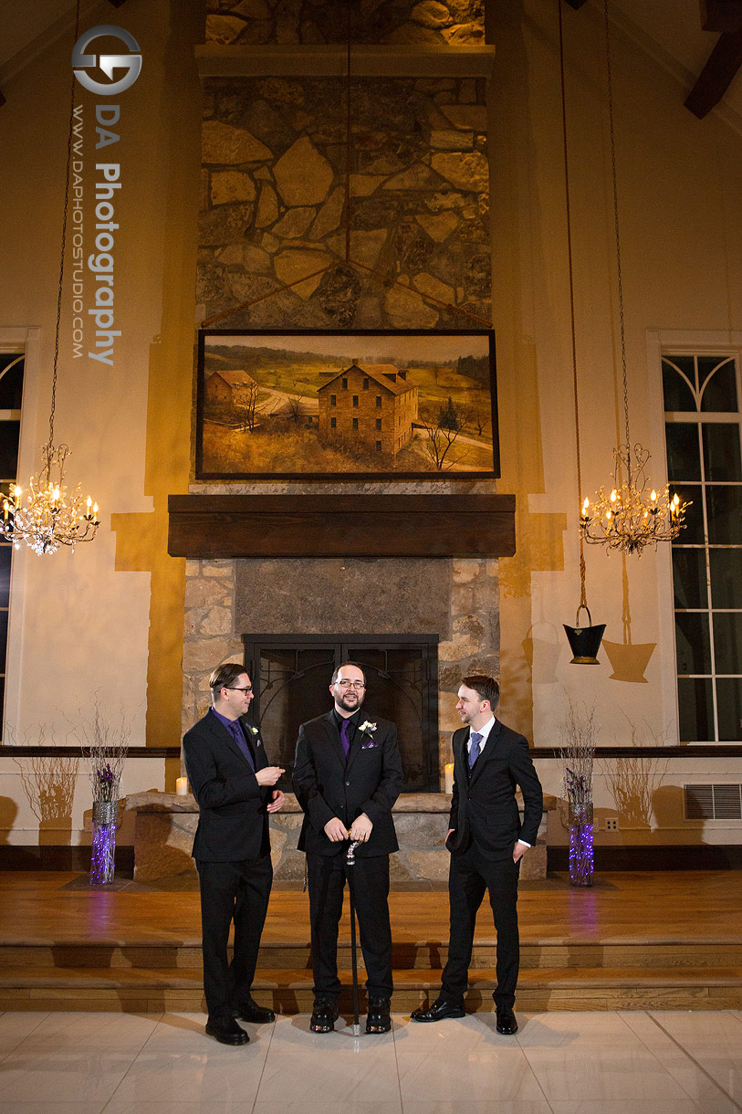 Groomsman at Gothic Wedding