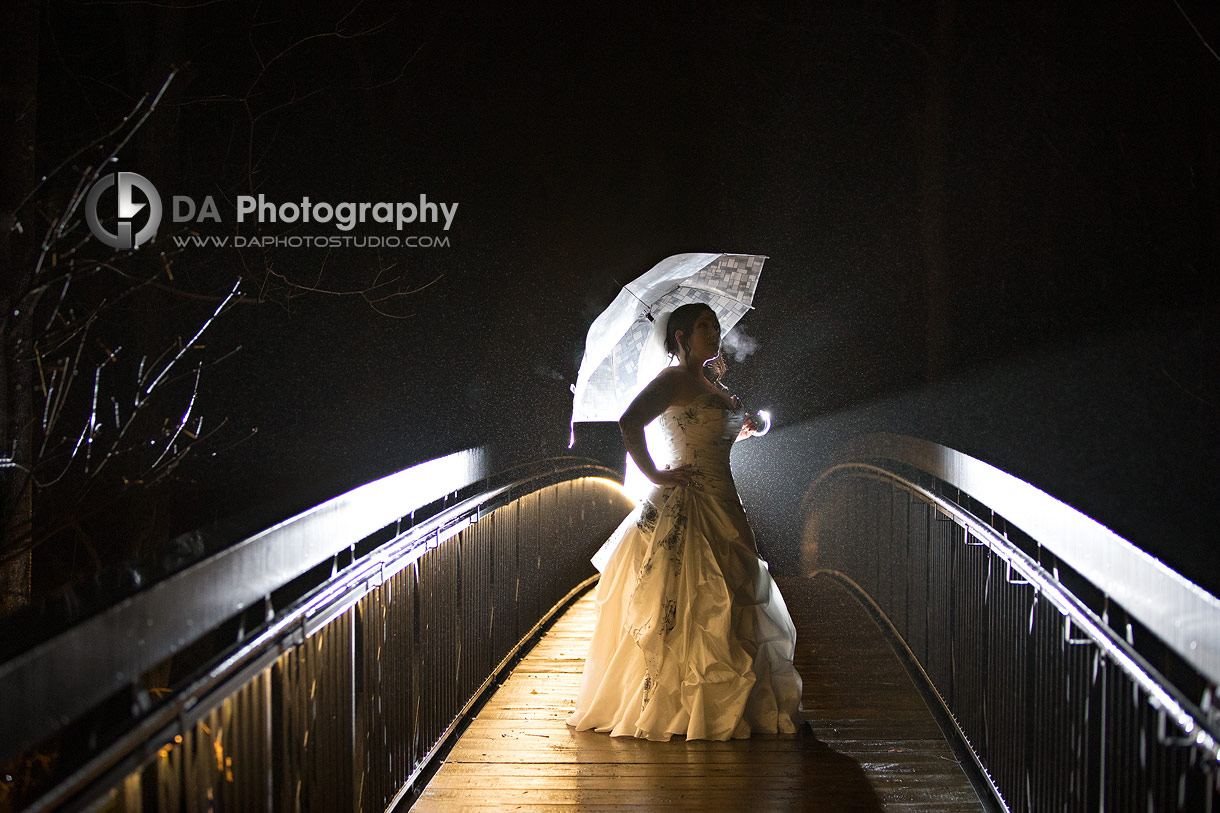 Wedding Dress at Gothic Wedding