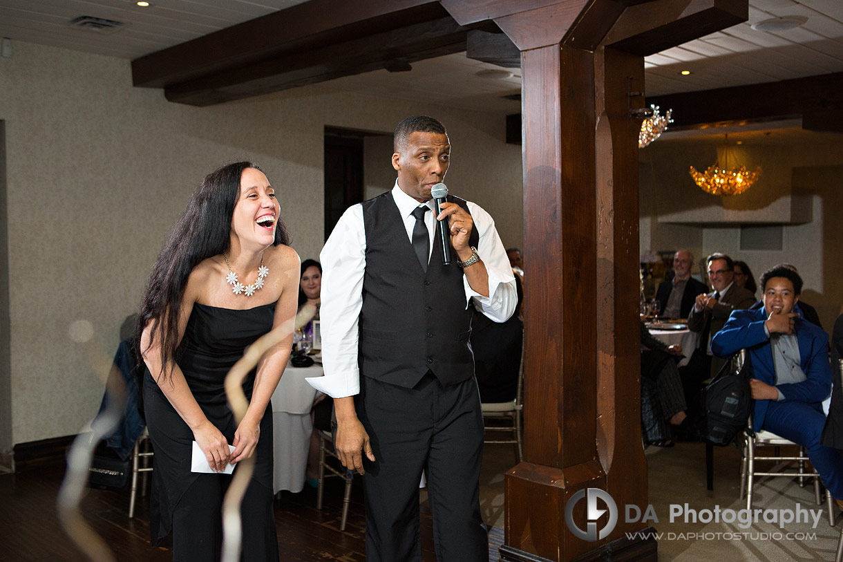 Wedding Reception at 1812 room in Ancaster Mill