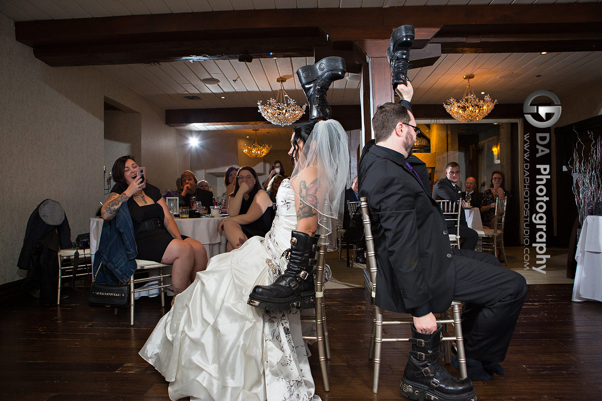The Shoe Game on a Gothic Wedding