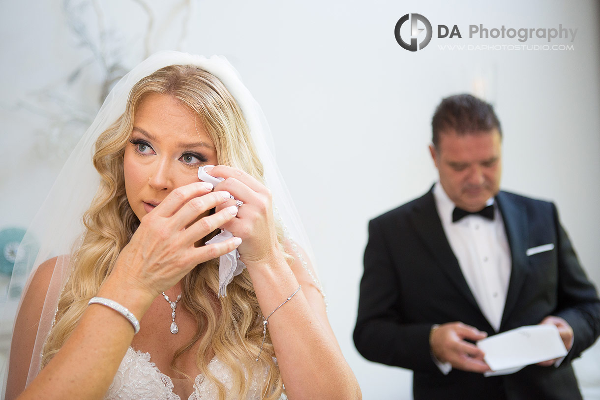 Photo of a emotional moments on a wedding day