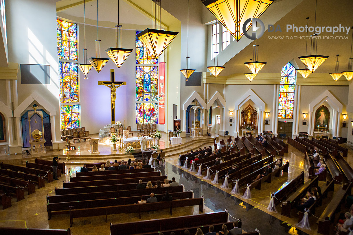 Wedding Ceremony at St. Eugene de Mazenod Parish Church