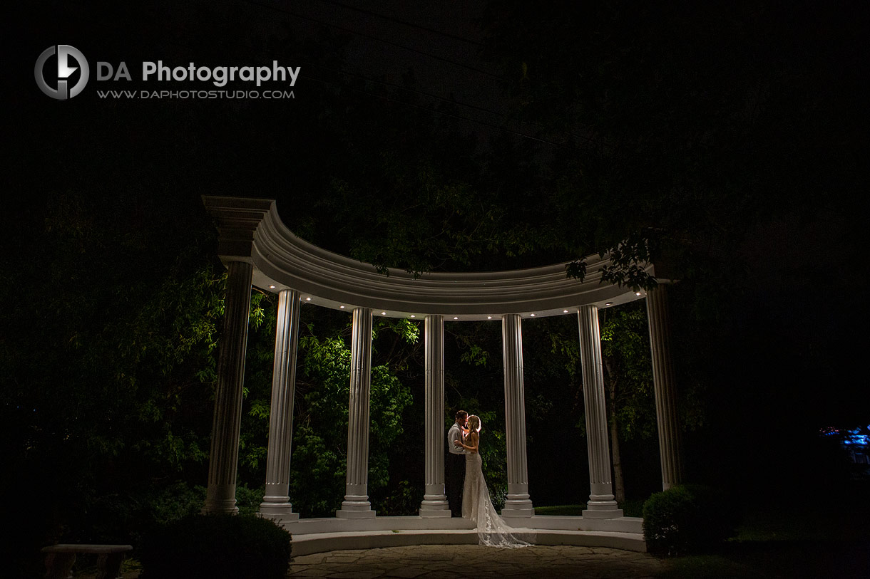 Paradise Banquet Hall Garden Wedding at Night
