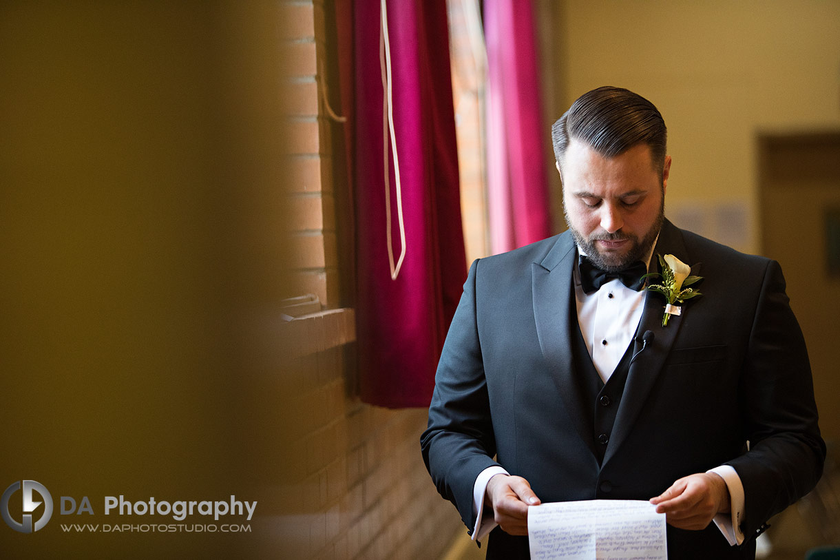 Wedding Ceremony at Tamahaac Club in Ancaster Wedding Ceremony at Tamahaac Club in Ancaster