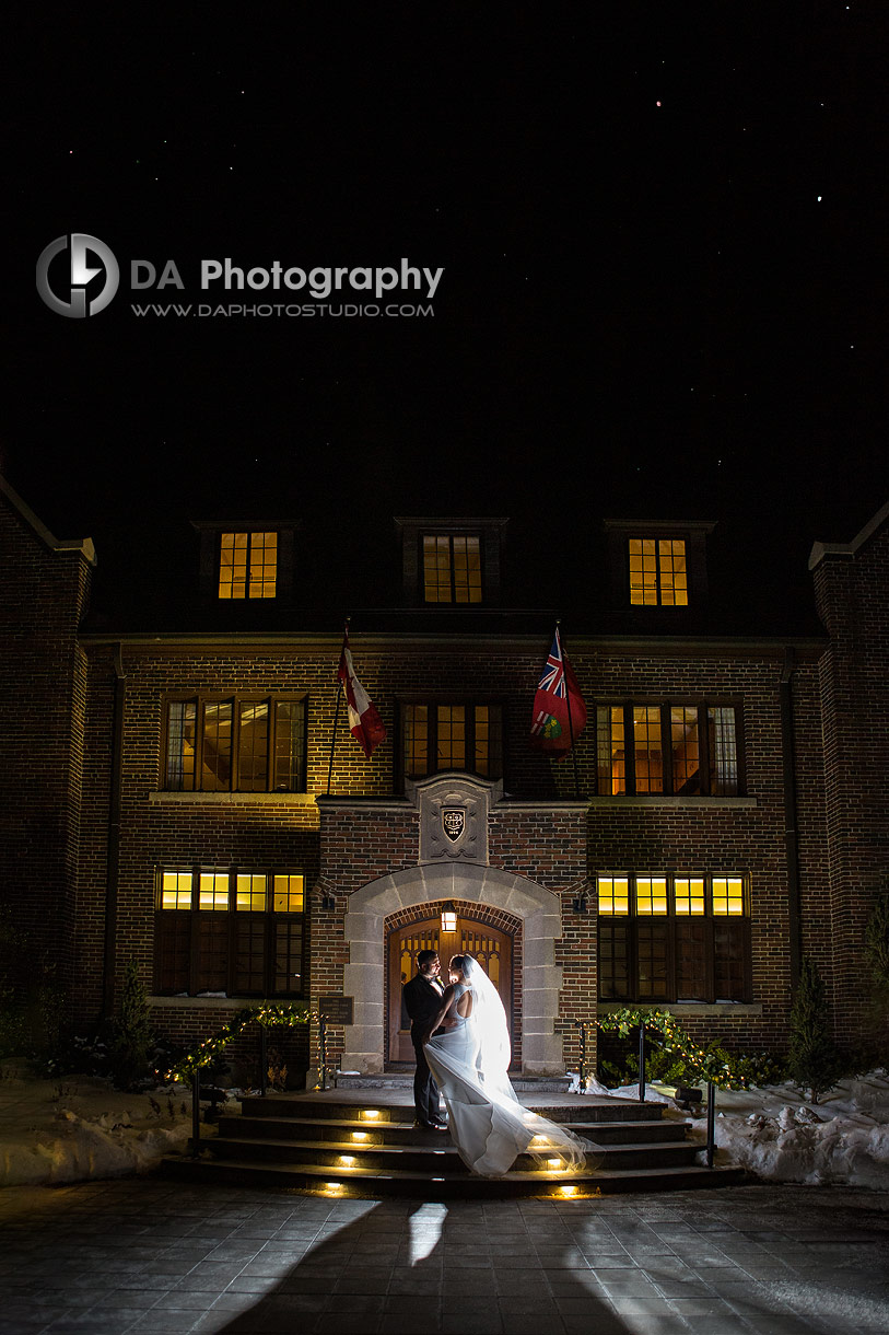 Creative night time Wedding Photo at Hamilton Golf and Country Club Creative night time Wedding Photo at Hamilton Golf and Country Club