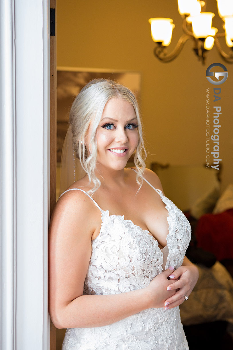 Bride at Farm wedding